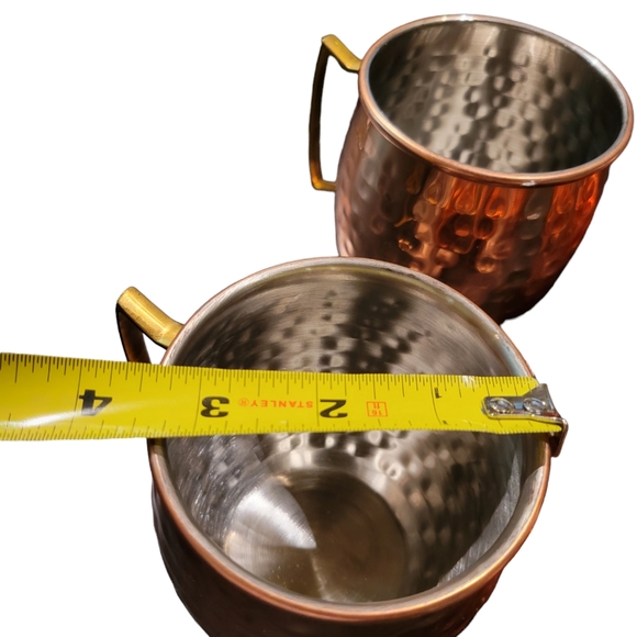 Moscow Mule Mugs Hammered Copper Mugs - Picture 5 of 6